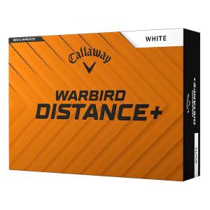日本正規品 キャロウェイ WARBIRD DISTANCE+(ウォーバード ディスタンスプラス) ボール 2025年モデル ホワイト 1ダース(12個入り)