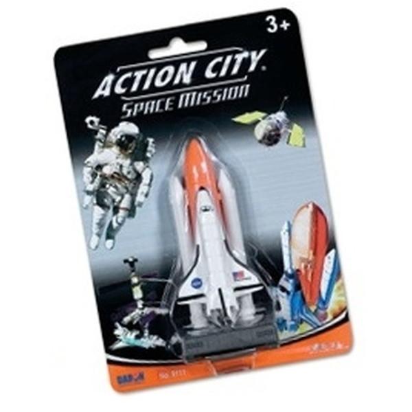 ダロン スペースシャトル &amp; 発射台(全長12cm、全幅5cm、全高4cm) RT38141 キッズ...