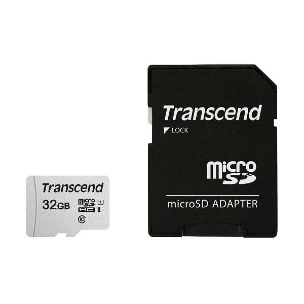 トランセンド TS32GUSD300S-A 32GB microSD w/ adapter UHS-...