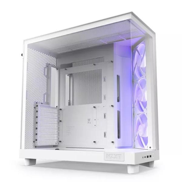 NZXT CC-H61FW-R1 ホワイト H6 Flow RGB ミドルタワーケース