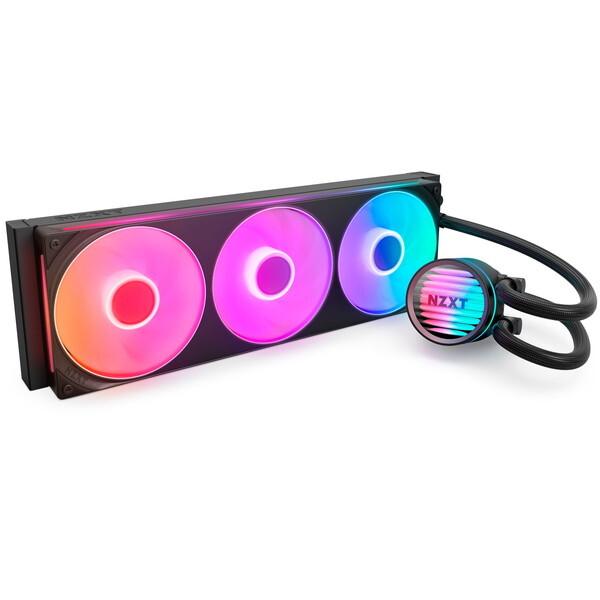 NZXT RL-KR36C-B1 ブラック Kraken Core 360 RGB 水冷一体型CPU...