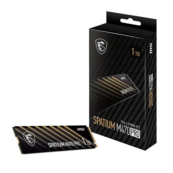 MSI SPATIUM M470 Pro PCIe 4.0 NVMe M.2 1TB 内蔵SSD メ...