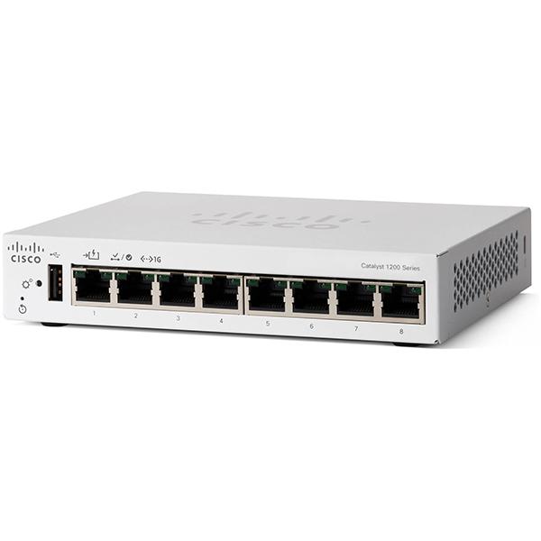 Cisco C1200-8T-D Catalyst 1200 8-port GE Desktop E...