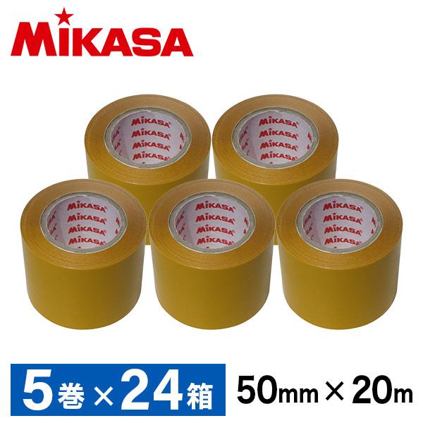 MIKASA PP-50 Y ×24 ラインテープ ポリプロピレン イエロー 50mm幅×20m×5...