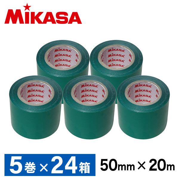 MIKASA PP-50 G ×24 ラインテープ ポリプロピレン グリーン 50mm幅×20m×5...