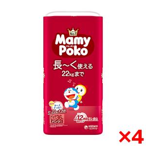 4個セット ユニチャーム マミーポコパンツ ドラえもん 紙おむつ 12〜22kg ビッグサイズ XLサイズ 36枚入 男女共用