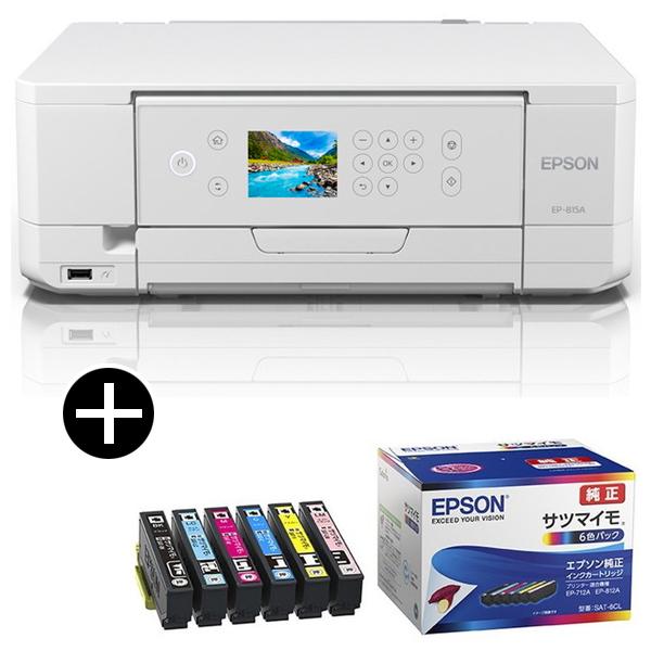 EPSON EP-815A A4カラーインクジェット複合機/Colorio/6色/無線LAN/Wi-...