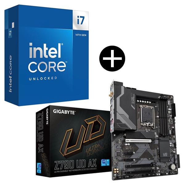 Intel Corei7-14700K CPU + GIGABYTE Z790 UD AX マザーボ...