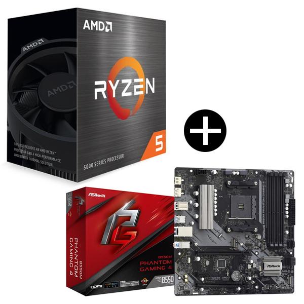 国内正規品 AMD Ryzen 5 5500 Wraith Spire Cooler CPU + A...