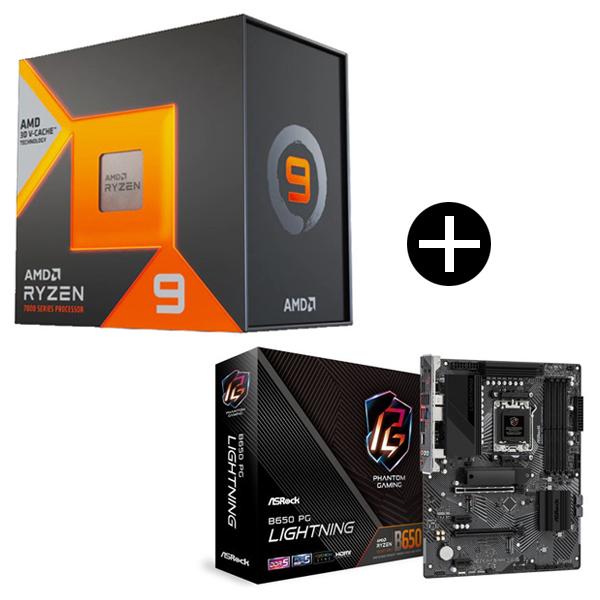 AMD Ryzen9 7900X3D W/O Cooler (12C/24T、4.4Ghz、120W...