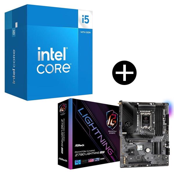 Intel Corei5-14500 CPU + ASRock Z790 Lightning WiF...
