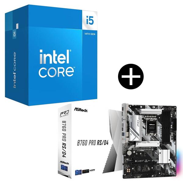 Intel Corei5-14500 CPU + ASRock B760 Pro RS/D4 マザー...