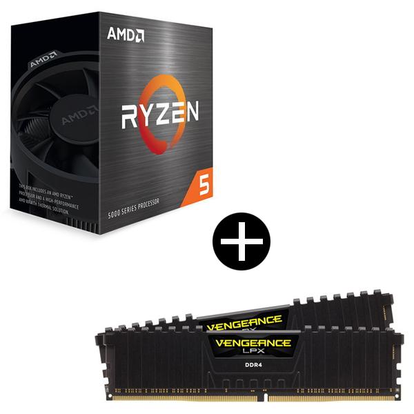 国内正規品 AMD Ryzen 5 5500 Wraith Spire Cooler CPU + C...