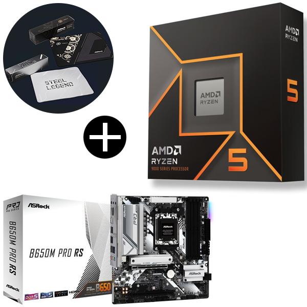 AMD Ryzen 5 9600X W/O Cooler WOF (6C/12T、3.9GHz、65...