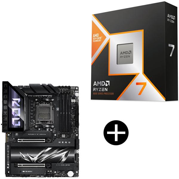 AMD Ryzen 7 9800X3D CPU + ASUS ROG-CROSSHAIR X870E...