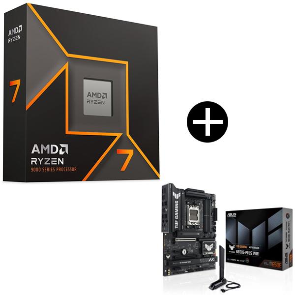 AMD Ryzen 7 9700X W/O Cooler WOF (8C/16T、3.8GHz、65...