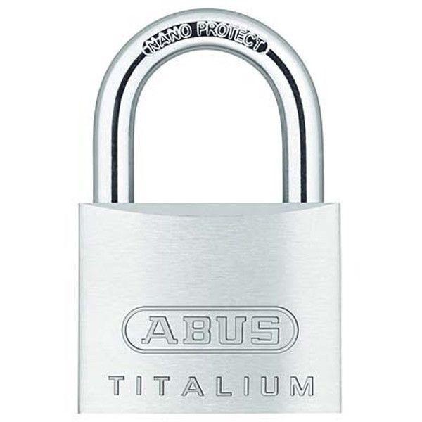 ABUS 64TI25KD 南京錠 タイタリウム 64TI-25 バラ番 メーカー直送