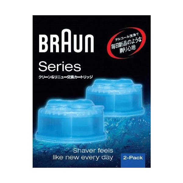 BRAUN(ブラウン) CCR2CR クリーン&amp;リニュー専用洗浄液カートリッジ(2個入)