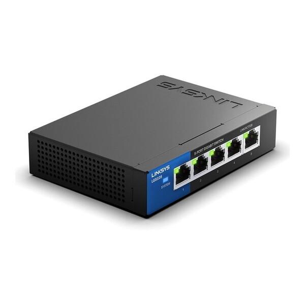 Linksys LGS105-JP スイッチングハブ (SWITCH、GIGABIT、UNMANAG...
