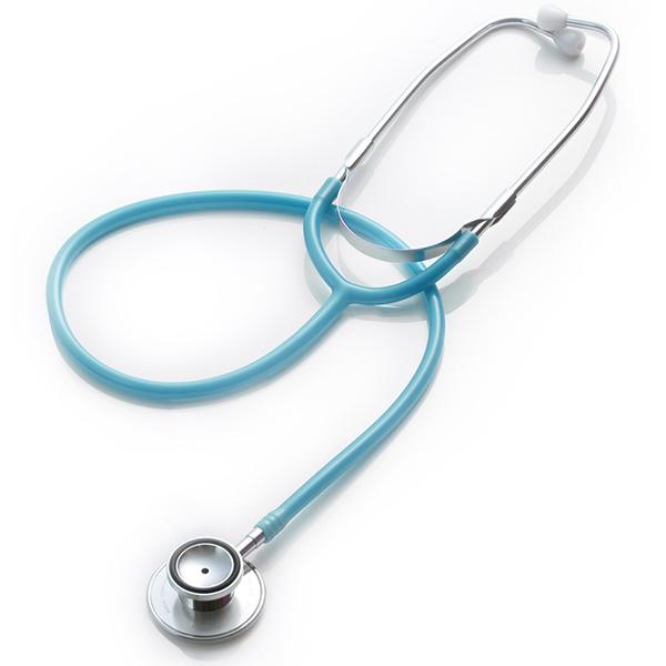 FOCAL FC-202-08 シルバー/スカイブルー シャープスコープ 外バネタイプ 聴診器