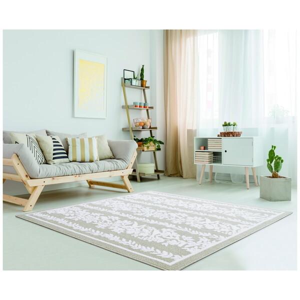 アスワン CA662180 『ファブリーズラグ』 フローナ モカ 約130x190cm メーカー直送