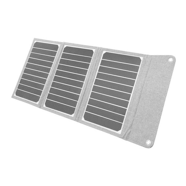 AIR-J AJ-NSOLAR16W GY ポータブルソーラー充電器 16W メーカー直送