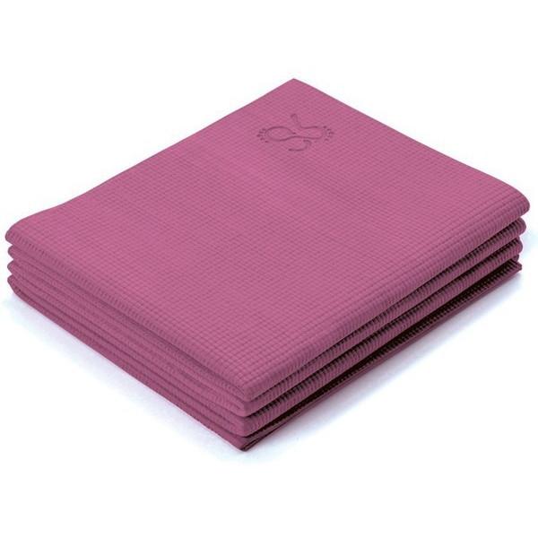 リアルストーン RSG111-PLM 折りたたみ 4mm ヨガマット プラム(赤紫) 折りたたみ 軽...