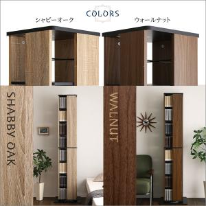 コミックラック 回転 スリム 8段 本棚 ラッ...の詳細画像3