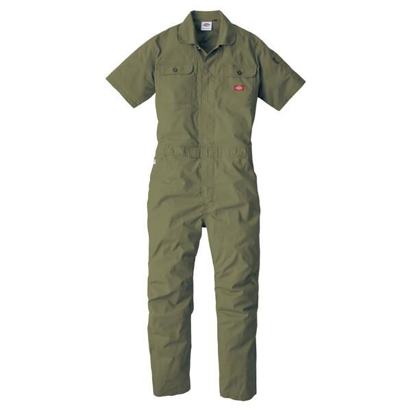 Dickies D749 シダー SS ストレッチCVC半袖ツナギ