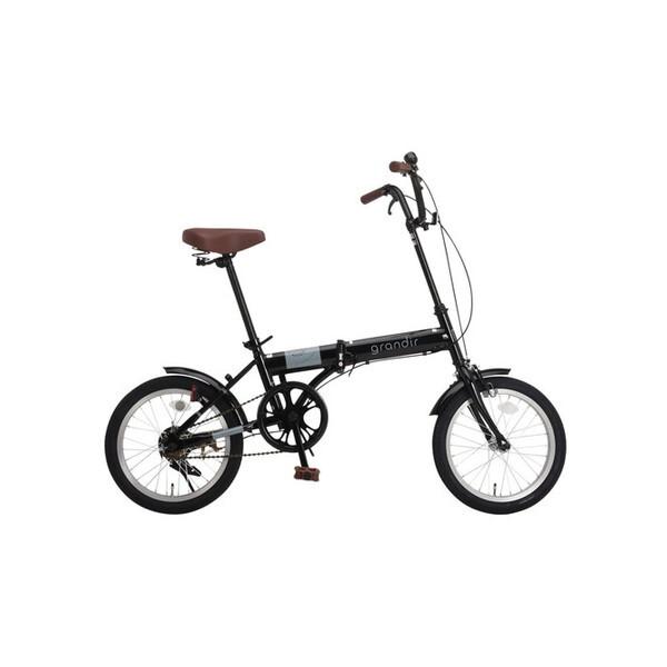 OTOMO Grandir GR-16 ブラック 67026 折り畳み自転車(16インチ) メーカー...
