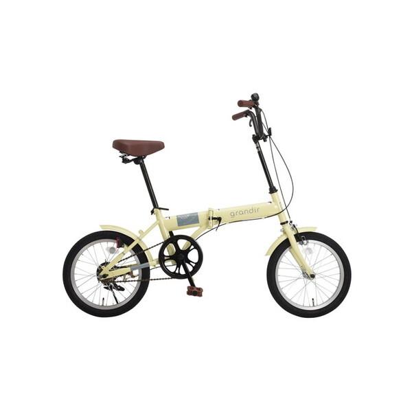 OTOMO Grandir GR-16 クリーム 67027 折り畳み自転車(16インチ) メーカー...