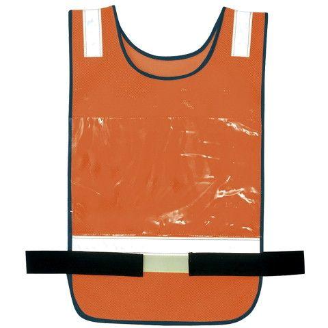 1318-8707-063 ゼッケンベスト オレンジ
