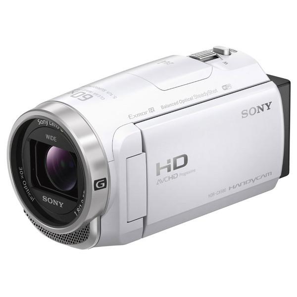 SONY HDR-CX680-W ホワイト ハンディカム デジタルHDビデオカメラレコーダー