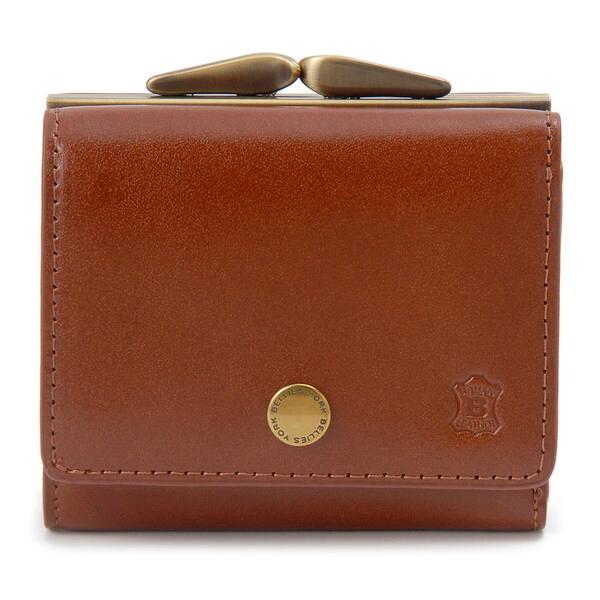 BELLIES YORK ベリーズヨーク がま口折財布 BR BYHL10316BR