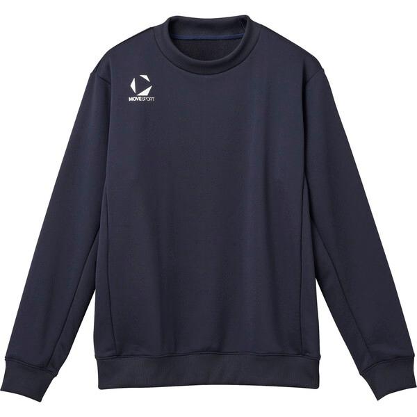 MOVESPORT ムーブスポーツ スポーツウエア 丸首スウェットシャツ ネイビー 2XO ST5S...
