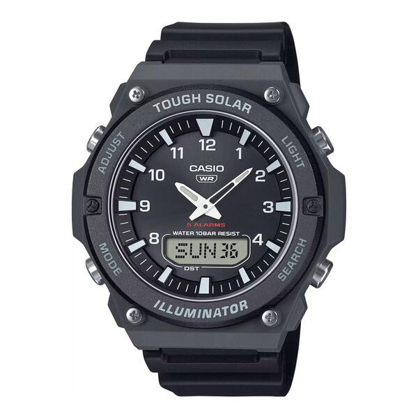 CASIO AQ-S820W-1AJF ブラック ソーラー腕時計 (メンズウォッチ)