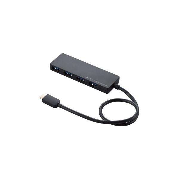 USBハブ ELECOM エレコム U3HC-A430BBK USB3.1(Gen1)HUB Typ...