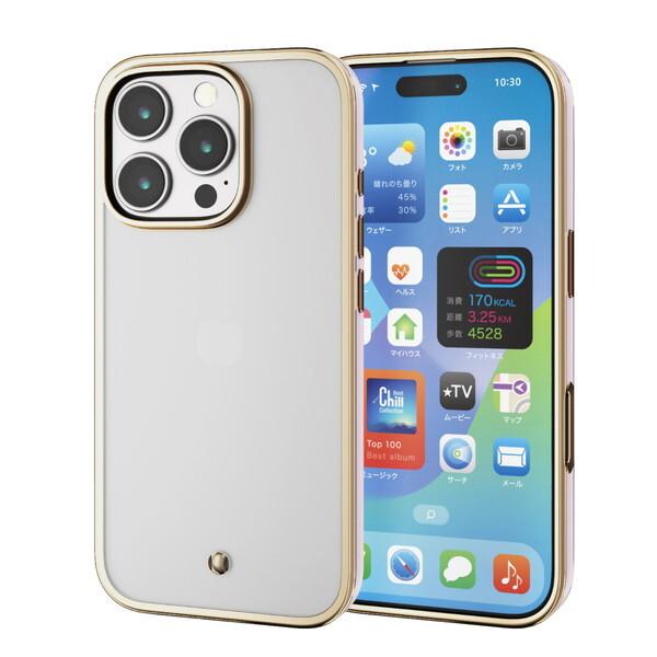 ELECOM PM-A24CUCTMLPN ピンク &amp;me iPhone16 Pro ソフトケース