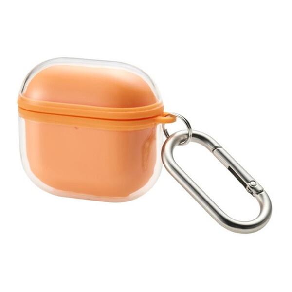 ELECOM AVA-AP06AIR2DR オレンジ MUBRAIN AirPods 4 ケース ソ...