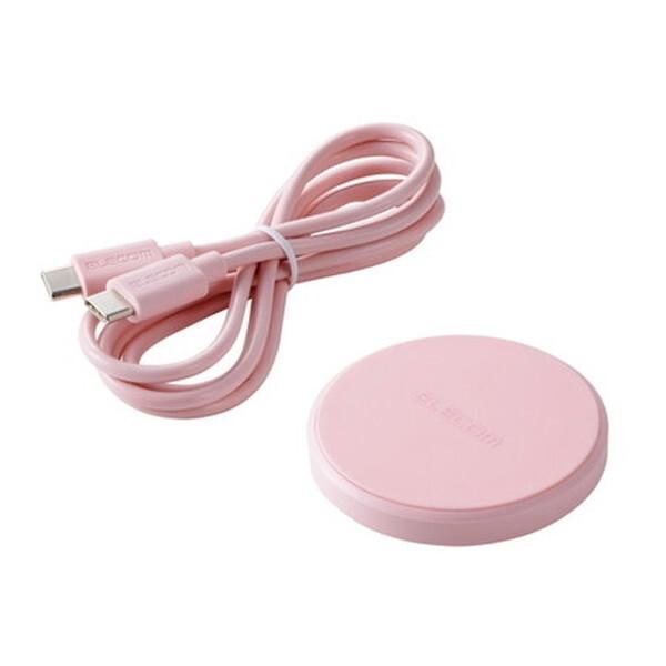 ELECOM W-QA28PN ワイヤレス充電器 Qi 認証 12W/10W/7.5W/5W 卓上 ...