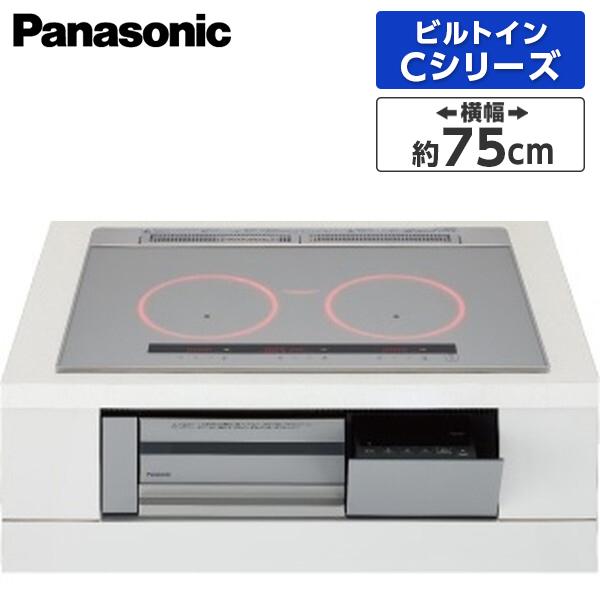 PANASONIC KZ-C37S シルバー Cシリーズ ビルトインIHクッキングヒーター (75c...