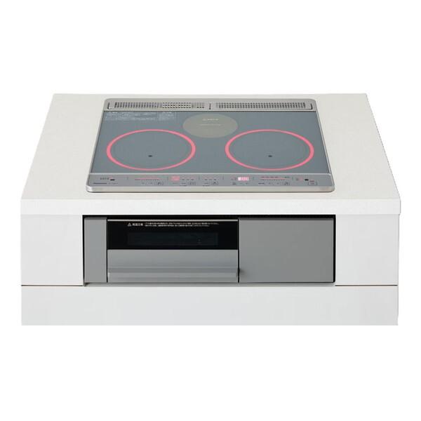 PANASONIC KZ-J1H6AST シルバー/グレー Jシリーズ ビルトインIHクッキングヒー...