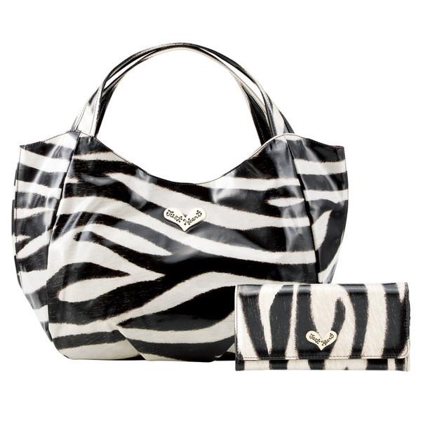 シンクビー! ミスショッキング バッグ&amp;長財布（ゼブラ柄） 1302-04＆1301-04