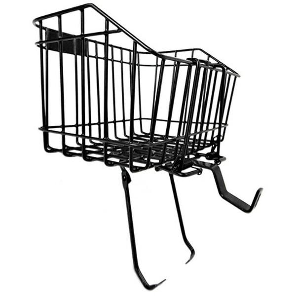 80451 ワンタッチ前カゴ キャリヤ付 FORCE グレー