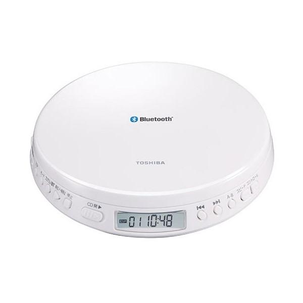 CDプレーヤー 東芝 TOSHIBA TY-P30 ホワイト Bluetooth対応ポータブルCDプ...