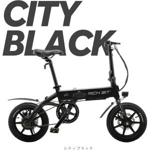 Acalie RICHBIT CITY ASSIST シティブラック 電動アシスト自転車 (14インチ) メーカー直送