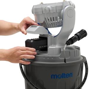 扇風機 風量3段階 首振り モルテン 冷風機 ...の詳細画像3