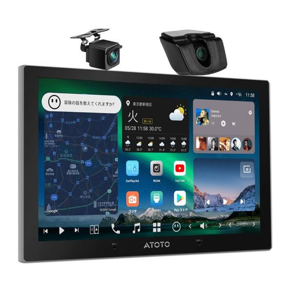 ATOTO X10G211E-J-R3 10インチ Android 13 カーナビ (前後録画カメラ...