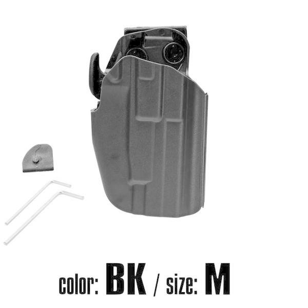 LayLax マルチフィットコンパクトホルスターブラック M