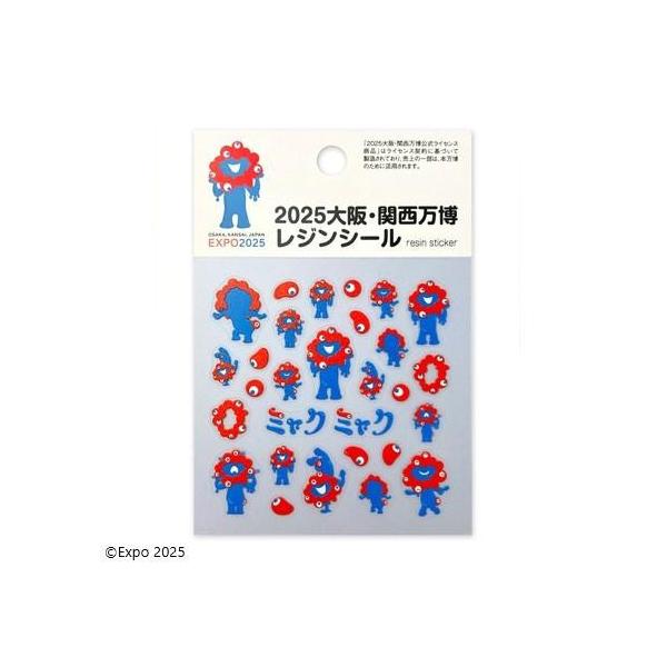 イングカワモト 2025大阪・関西万博 ミャクミャク レジンシール BA-MYA-103
